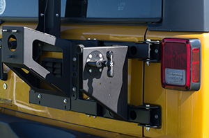 JK HD Tailgate Hinge Rotopax Mount