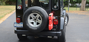 TJ/LJ HD Tailgate Hinge Rotopax Mount