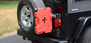 TJ/LJ HD Tailgate Hinge Rotopax Mount