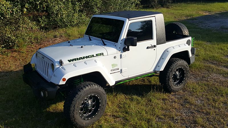 JK 2 Door 1 Piece Recruit Half hardtop