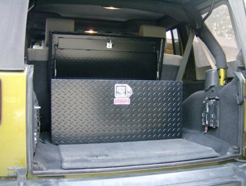 Jeep Secure Trunk Box - Slanted