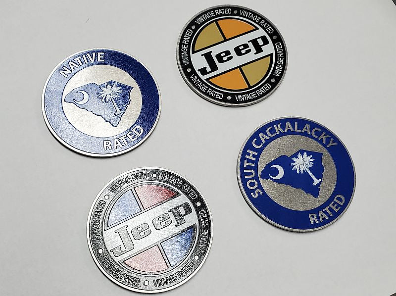 Vintage Rated Retro Badge - "Americana"