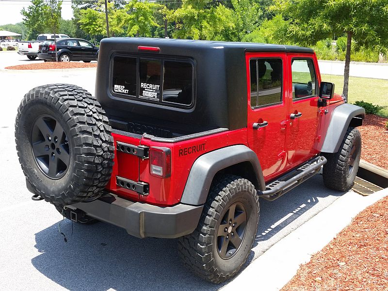 Recruit JKU 4-door Half Hardtop Kit