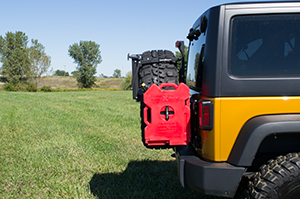 JK HD Tailgate Hinge Rotopax Mount