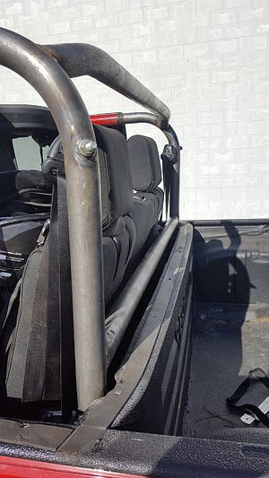 The fit of the cage inside the back all of the cab.