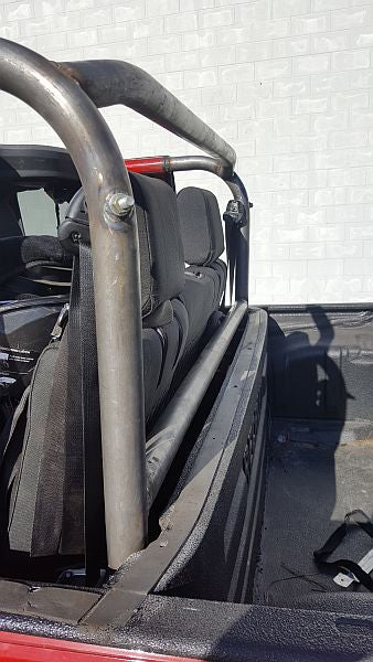 The fit of the cage inside the back all of the cab.